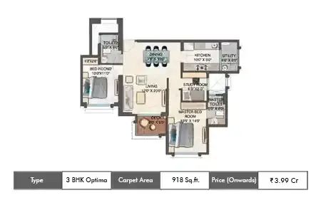 1 BHK   400++ Sq. Ft.